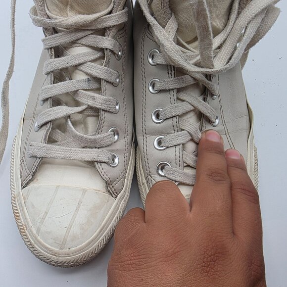 Chuck Taylor All Star Berkshire Boot Womens Size 9 White Winter Warm Outdoors - Picture 8 of 13